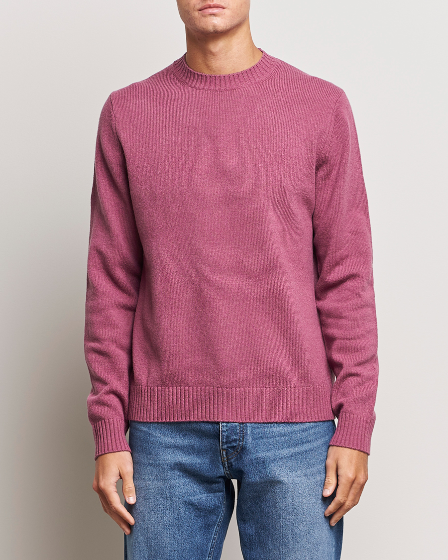 Homme | Pulls Et Tricots | Samsøe Samsøe | Syllie Wool Crew Neck Tulipwood