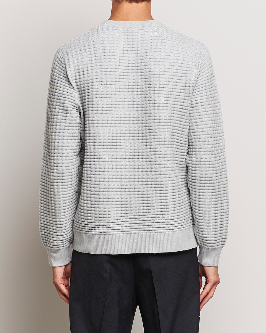 Homme | Pulls Et Tricots | Samsøe Samsøe | Samsøe & Samsøe Jules Waffle Knitted Crew Neck High Rise Grey