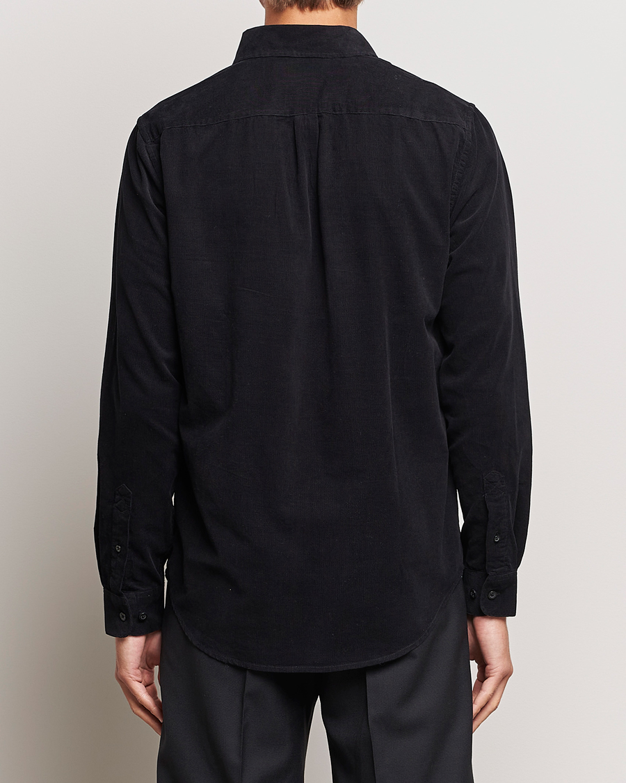 Homme | Chemises | Samsøe Samsøe | Samsøe & Samsøe Liam Baby Cord Shirt Black