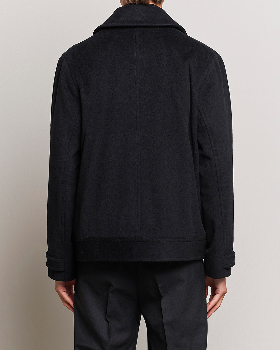 Homme | Manteaux Et Vestes | J.Lindeberg | Don Double Breasted Wool/Cashmere Jacket Black