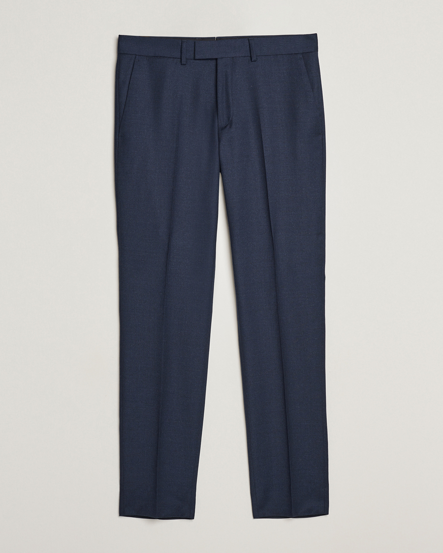 Homme | Pantalons | J.Lindeberg | Grant Stretch Flannel Trousers Navy