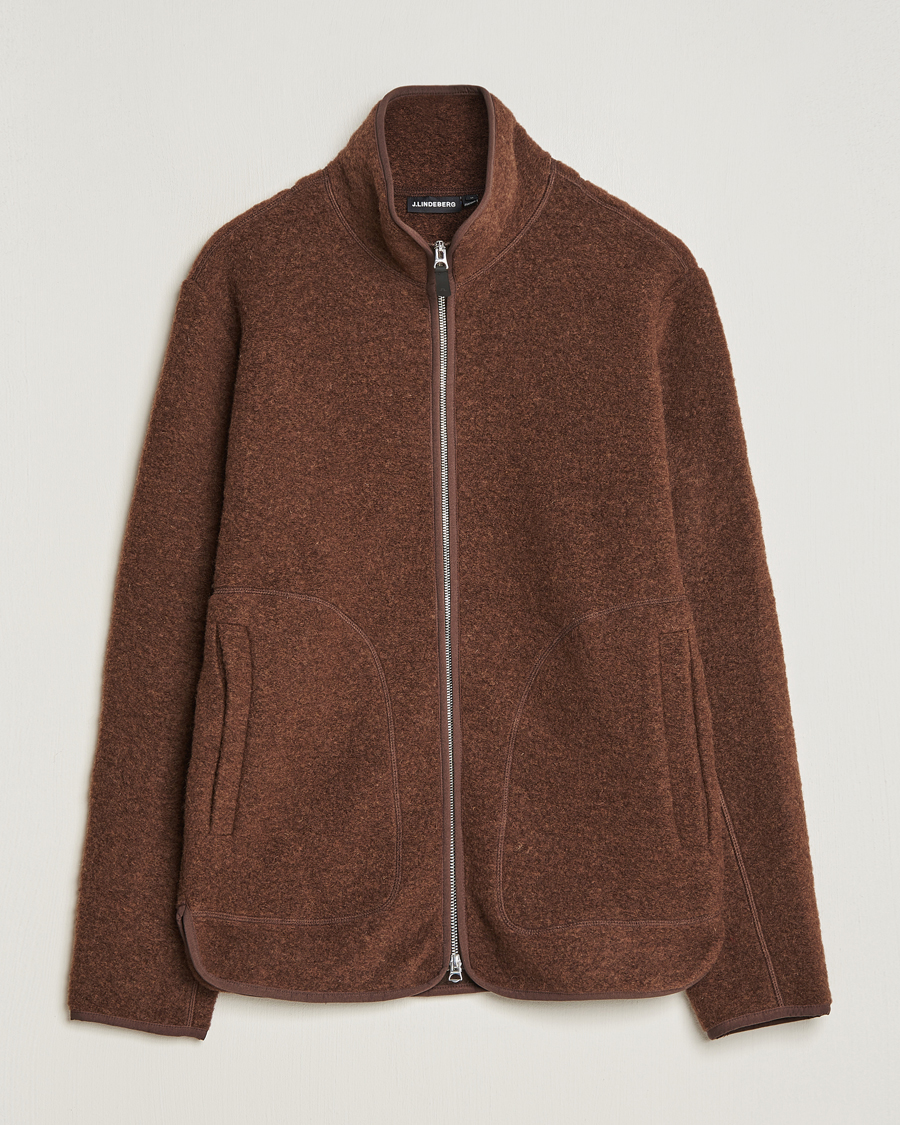 Homme | Pulls Et Tricots | J.Lindeberg | Dustin Wool Fleece Jacket Delicioso