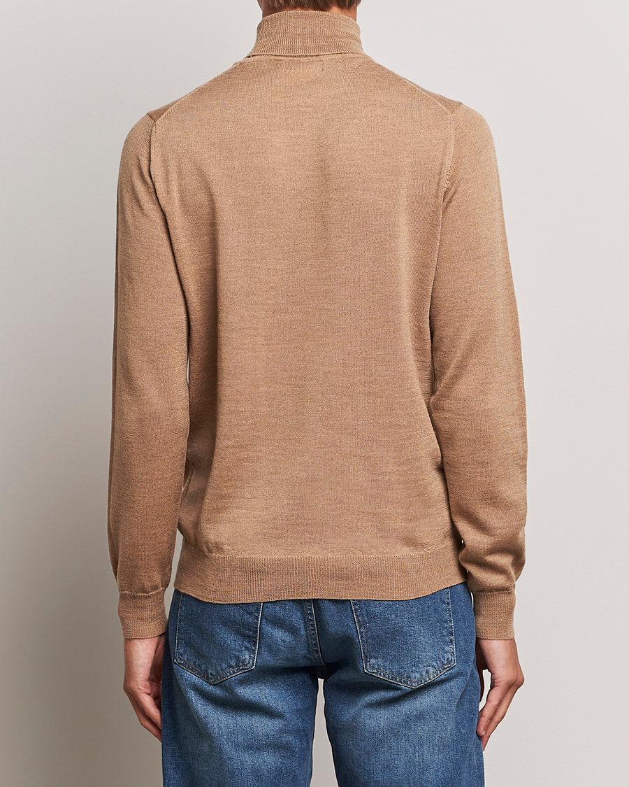 Homme | Pulls Et Tricots | J.Lindeberg | Lyd True Merino Polo Chipmunk Melange