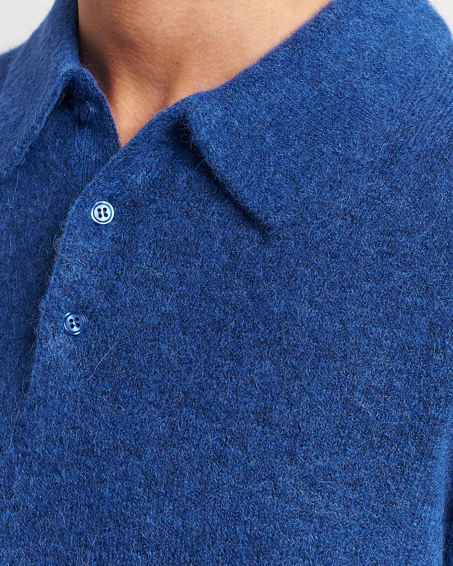 Heren | Truien | J.Lindeberg | Hayden Hairy Polo Knit Surf The Web