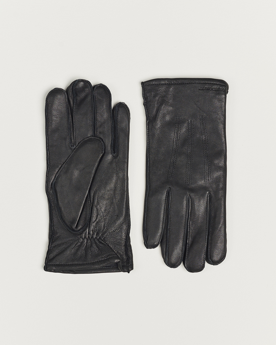 Homme | J.Lindeberg Milo Leather Glove Black | J.Lindeberg | Milo Leather Glove Black