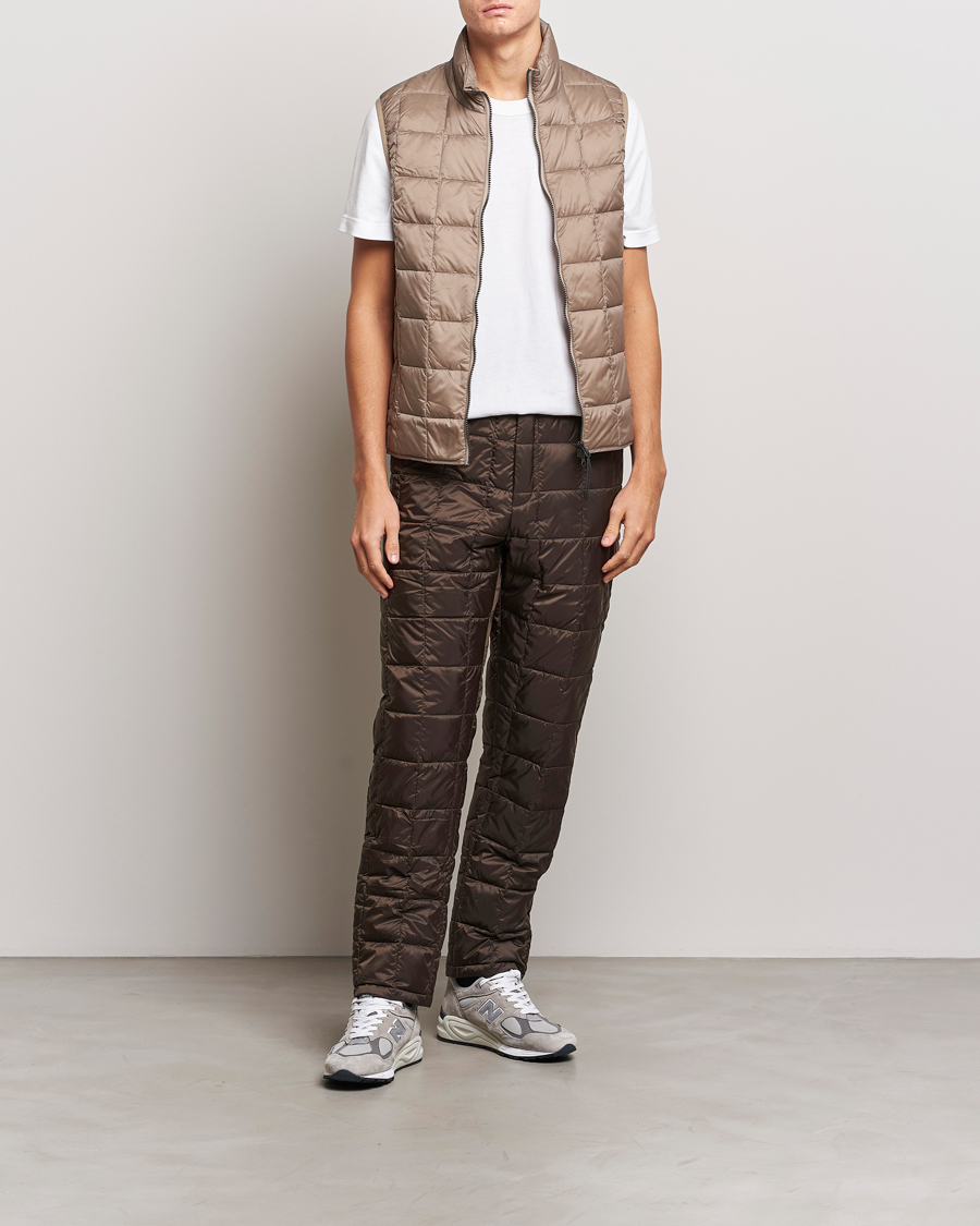 Homme | Pantalons | TAION | Regular Straight Down Pants Dark Choco