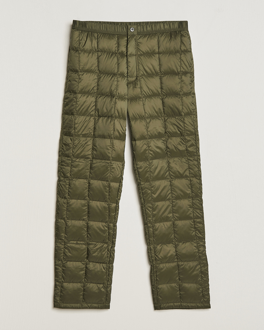 Homme | Pantalons | TAION | Regular Straight Down Pants Dark Olive