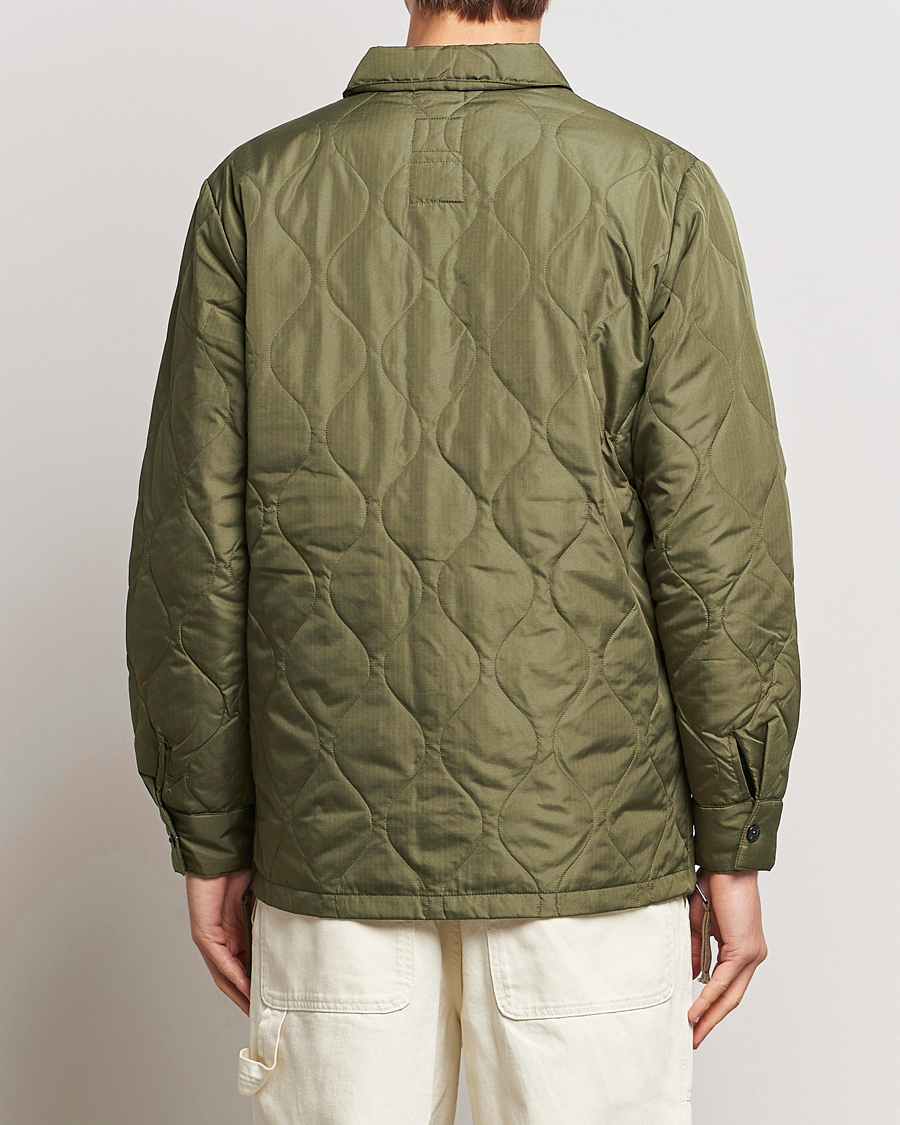 Homme | Manteaux Et Vestes | TAION | Padded Military CPO Shirt Jacket Dark Olive