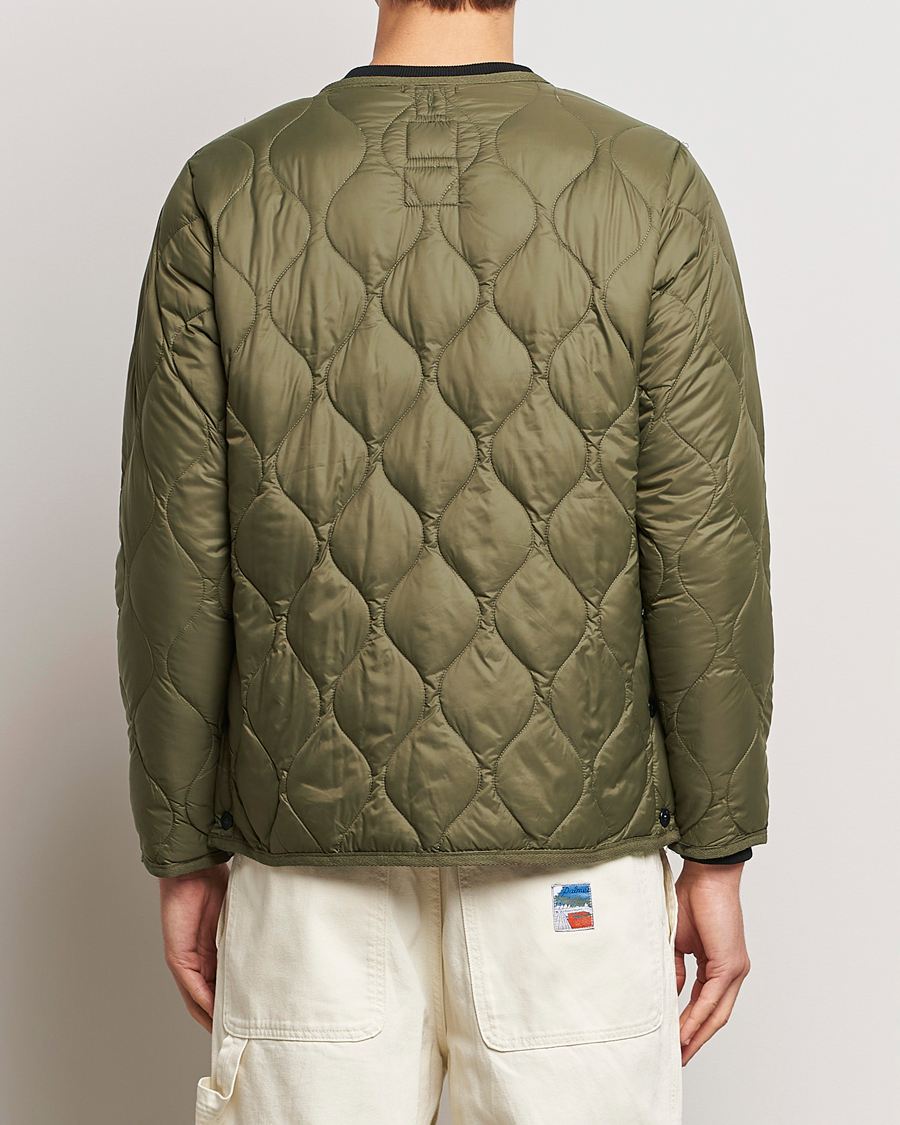 Homme | Manteaux Et Vestes | TAION | Military Crew Neck Down Jacket Dark Olive