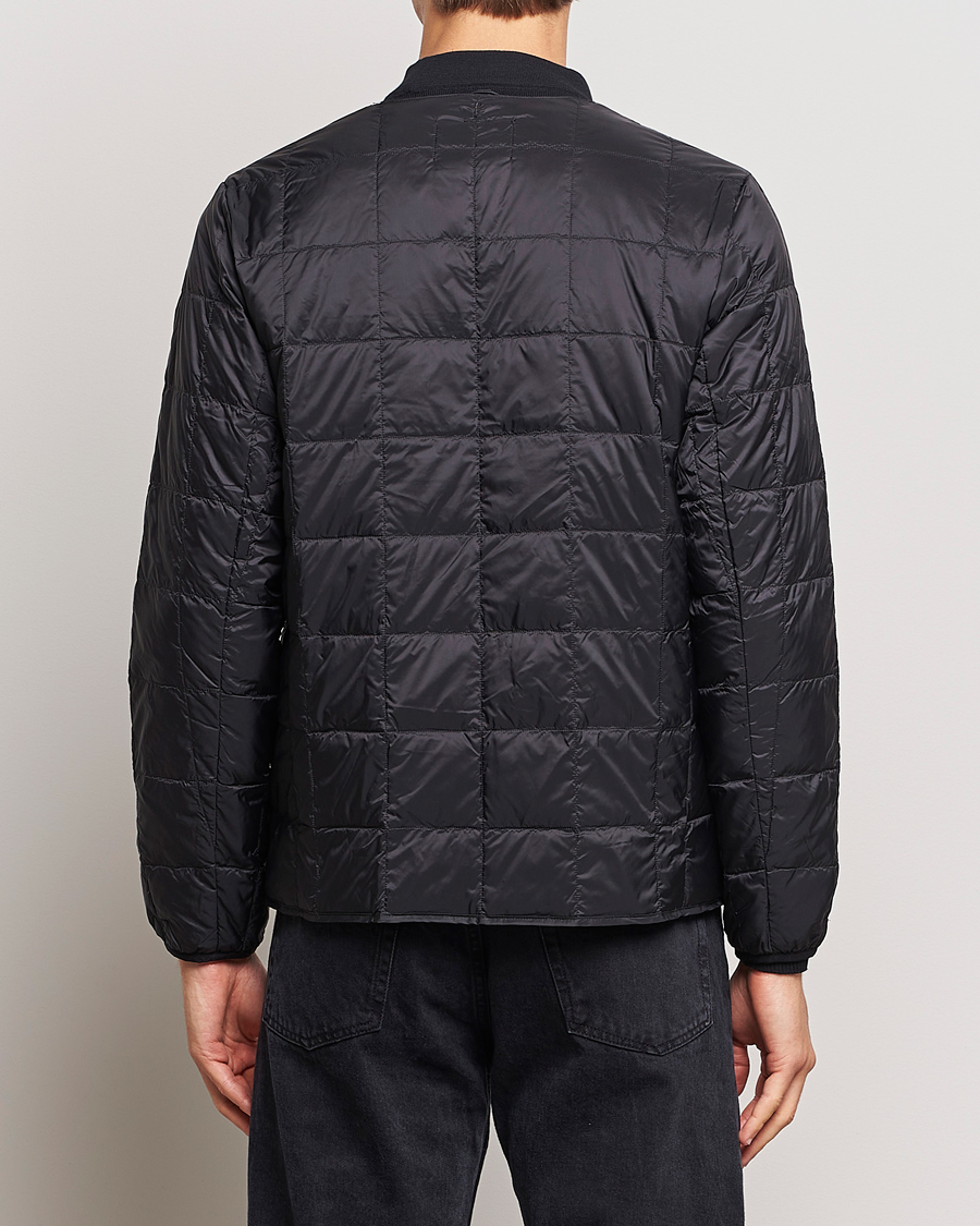 Homme | Manteaux Et Vestes | TAION | Crew Neck W-Zip Down Jacket Black