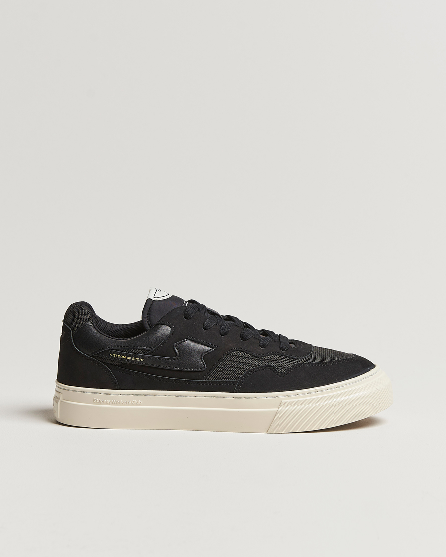 Homme | Stepney Workers Club Pearl S-Strike Nubuck Sneaker Black/Black | Stepney Workers Club | Pearl S-Strike Nubuck Sneaker Black/Black