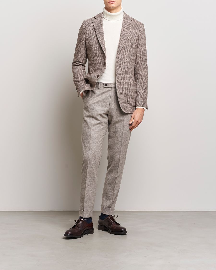 Heren | Blazers | Morris Heritage | Mike Soft Wool Blazer Brown