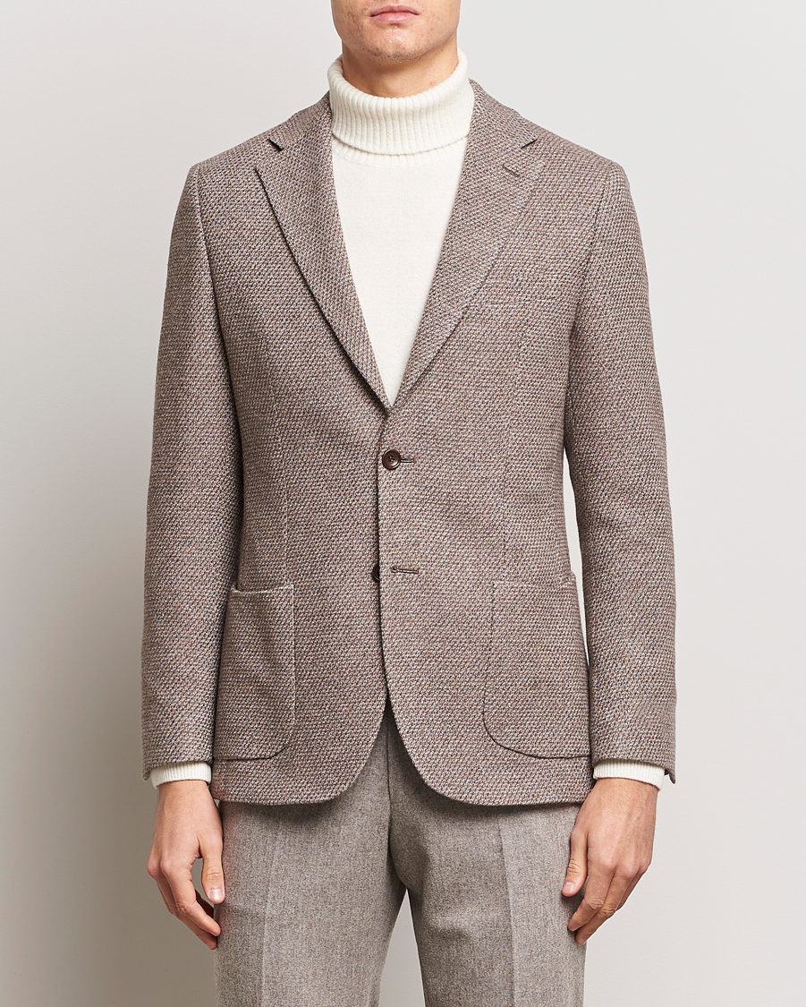 Heren | Blazers | Morris Heritage | Mike Soft Wool Blazer Brown