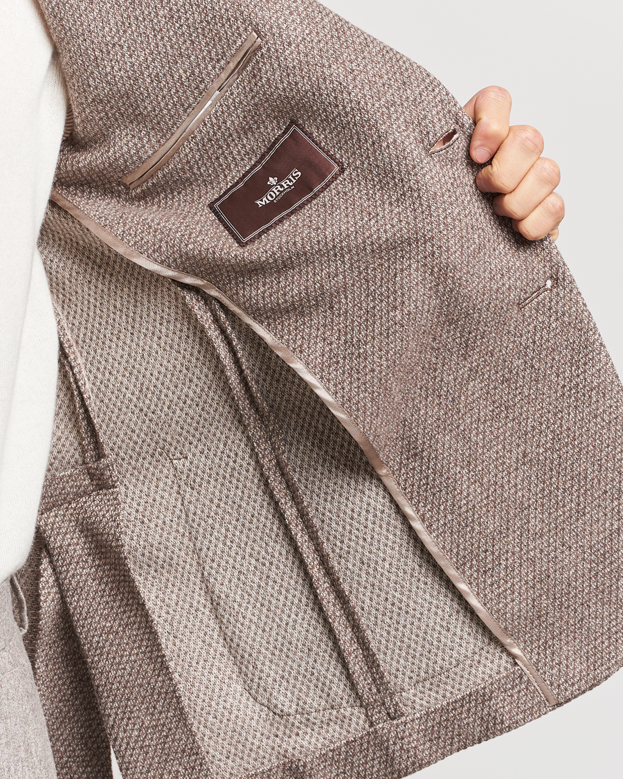 Heren | Blazers | Morris Heritage | Mike Soft Wool Blazer Brown