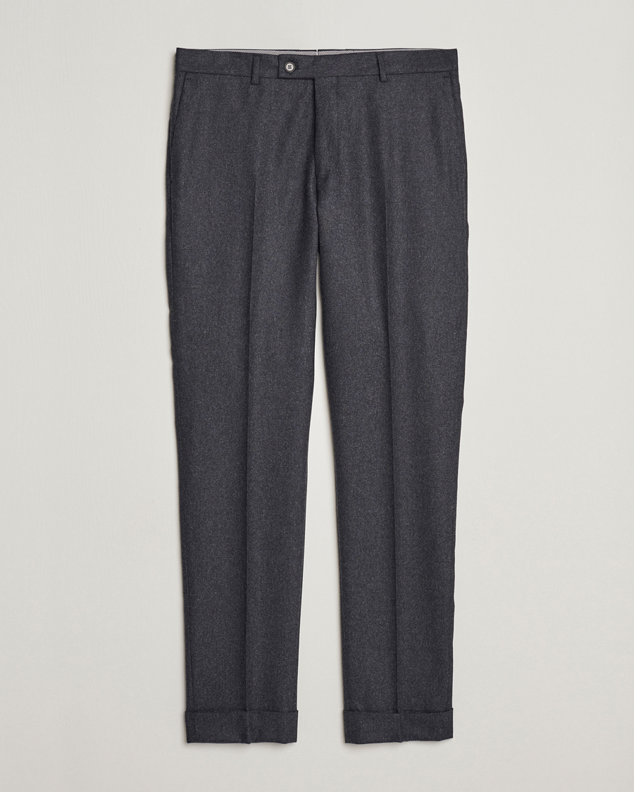 Homme | Pantalons | Morris Heritage | Jack Flannel Trousers Grey