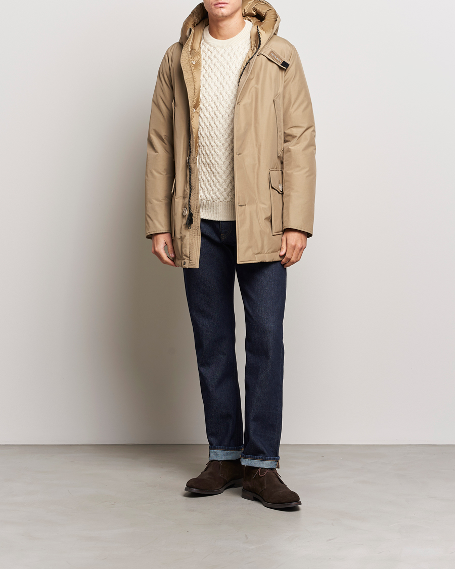 Heren | Jassen | Woolrich | Arctic Parka No Fur Elmwood Brown