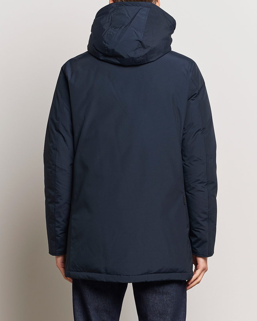 Heren | Jassen | Woolrich | Arctic Parka No Fur Melton Blue