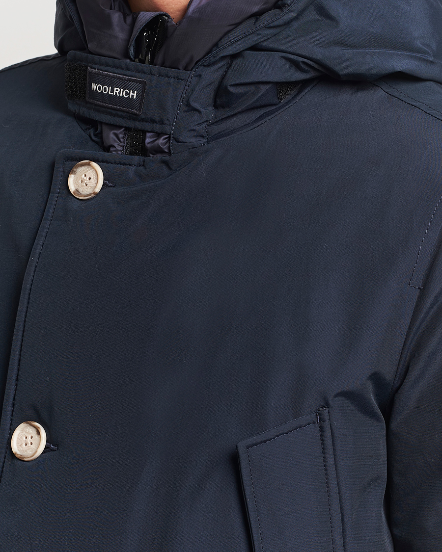 Heren | Jassen | Woolrich | Arctic Parka No Fur Melton Blue