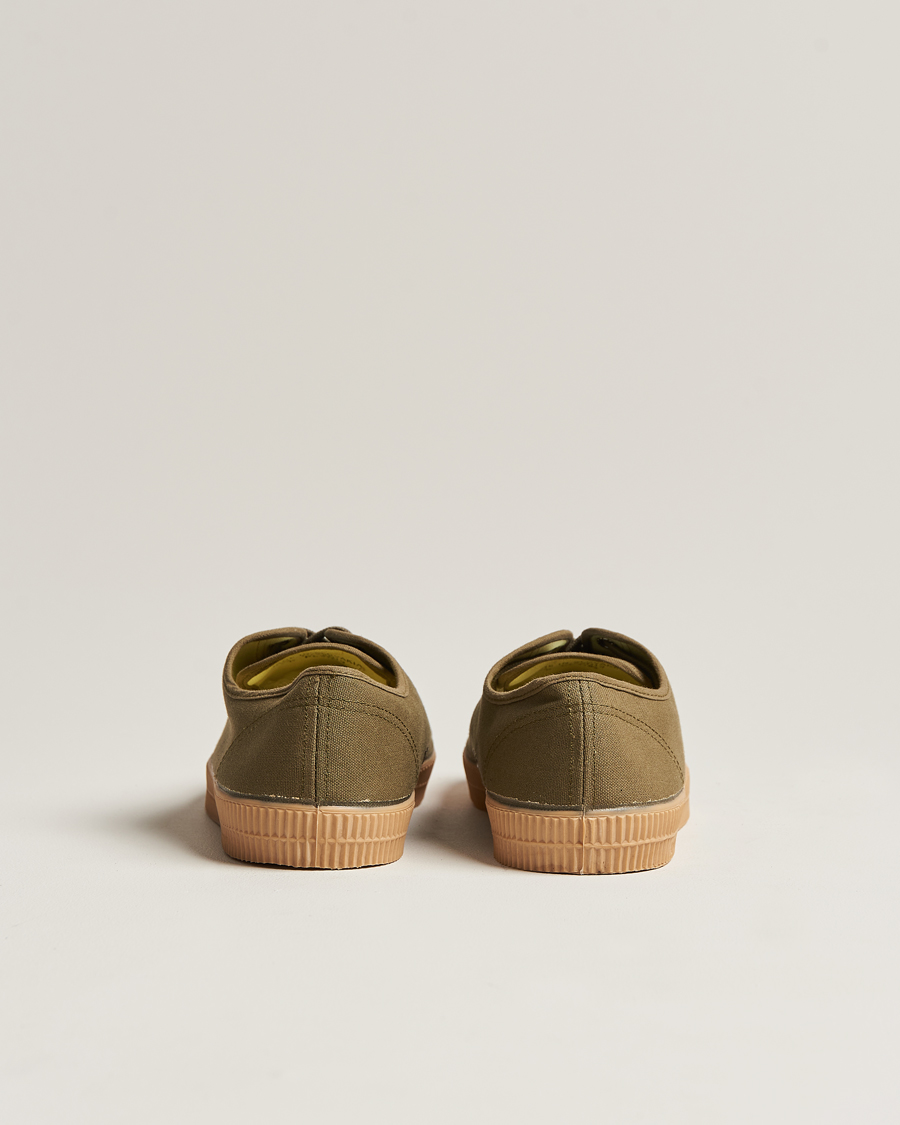 Heren | Sneakers | Novesta | Star Master Organic Cotton Sneaker Military/Transparant