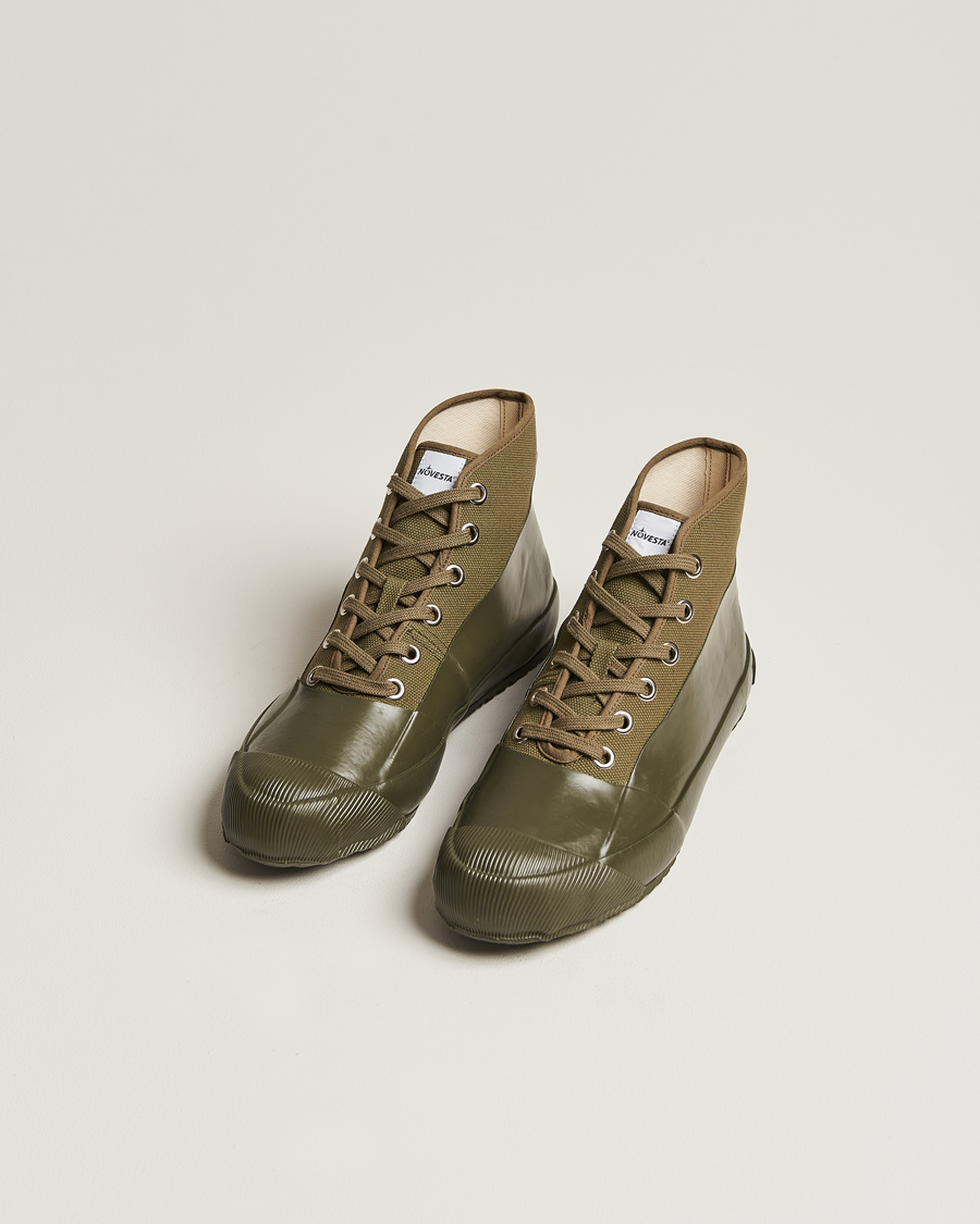 Homme | Novesta Rubber Sneaker Olive | Novesta | Rubber Sneaker Olive