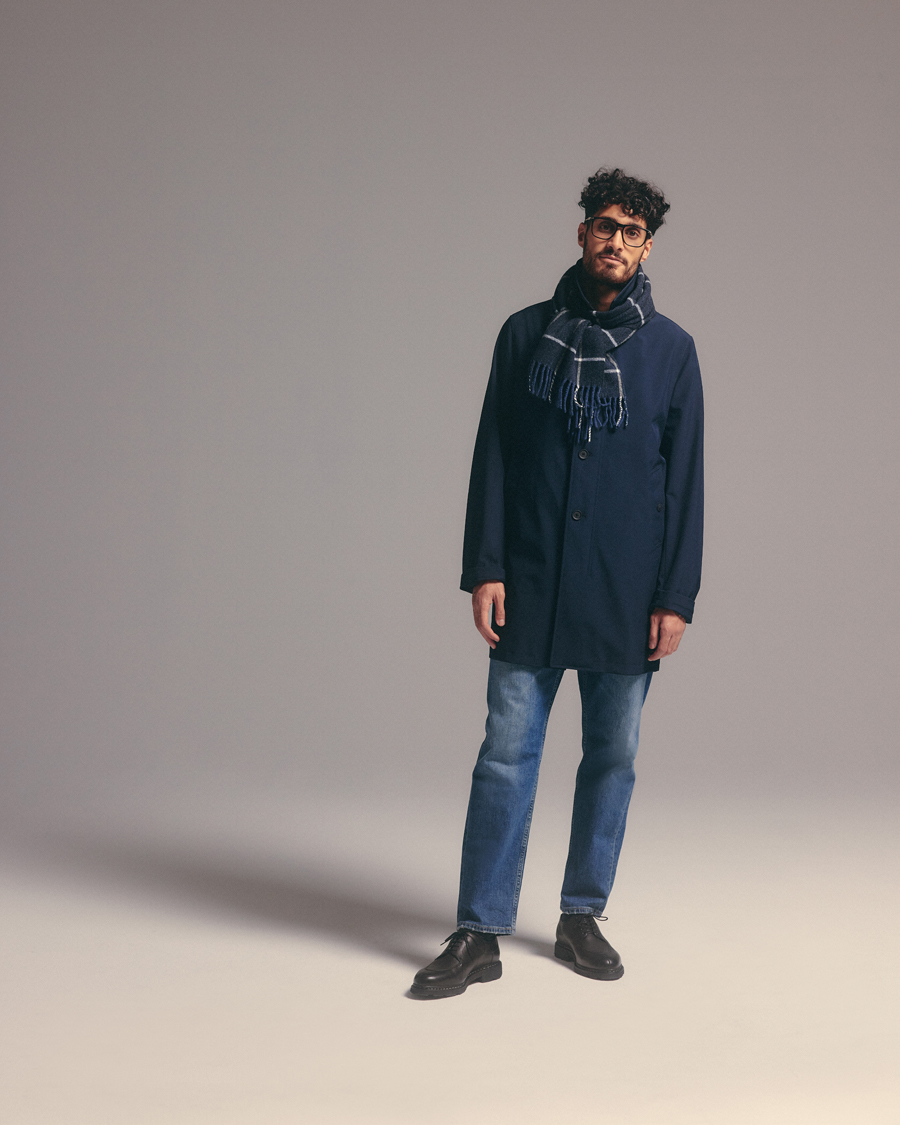 Homme | Manteaux Et Vestes | Oscar Jacobson | Dalton Padded Coat Navy