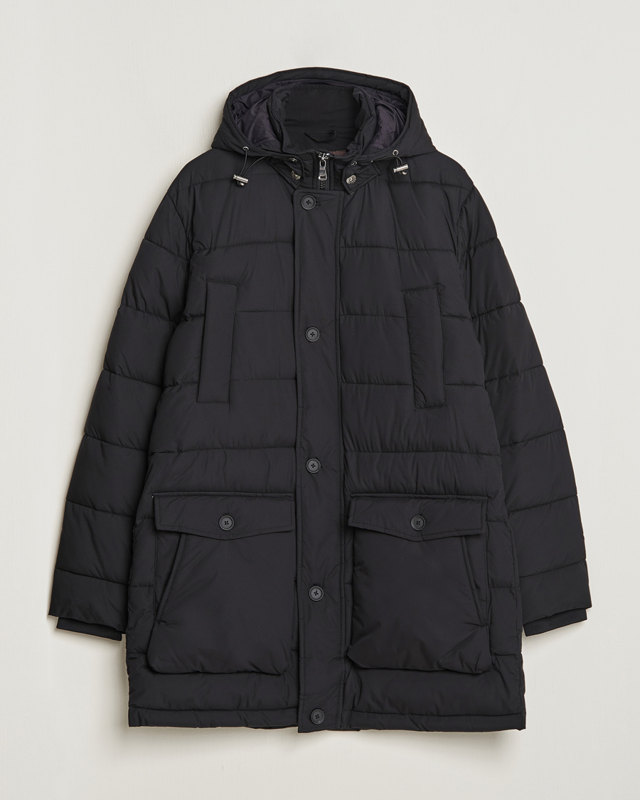 Homme | Manteaux Et Vestes | Oscar Jacobson | Stormar Padded Nylon Parka Black