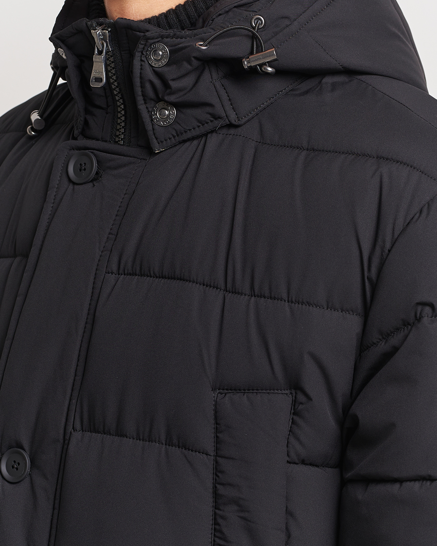 Homme | Manteaux Et Vestes | Oscar Jacobson | Stormar Padded Nylon Parka Black