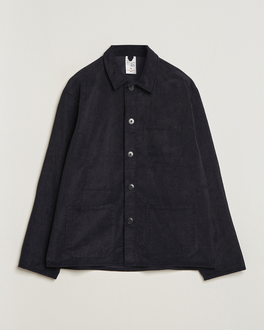 Homme | Chemises | Nudie Jeans | Buddy Corduroy Overshirt Navy