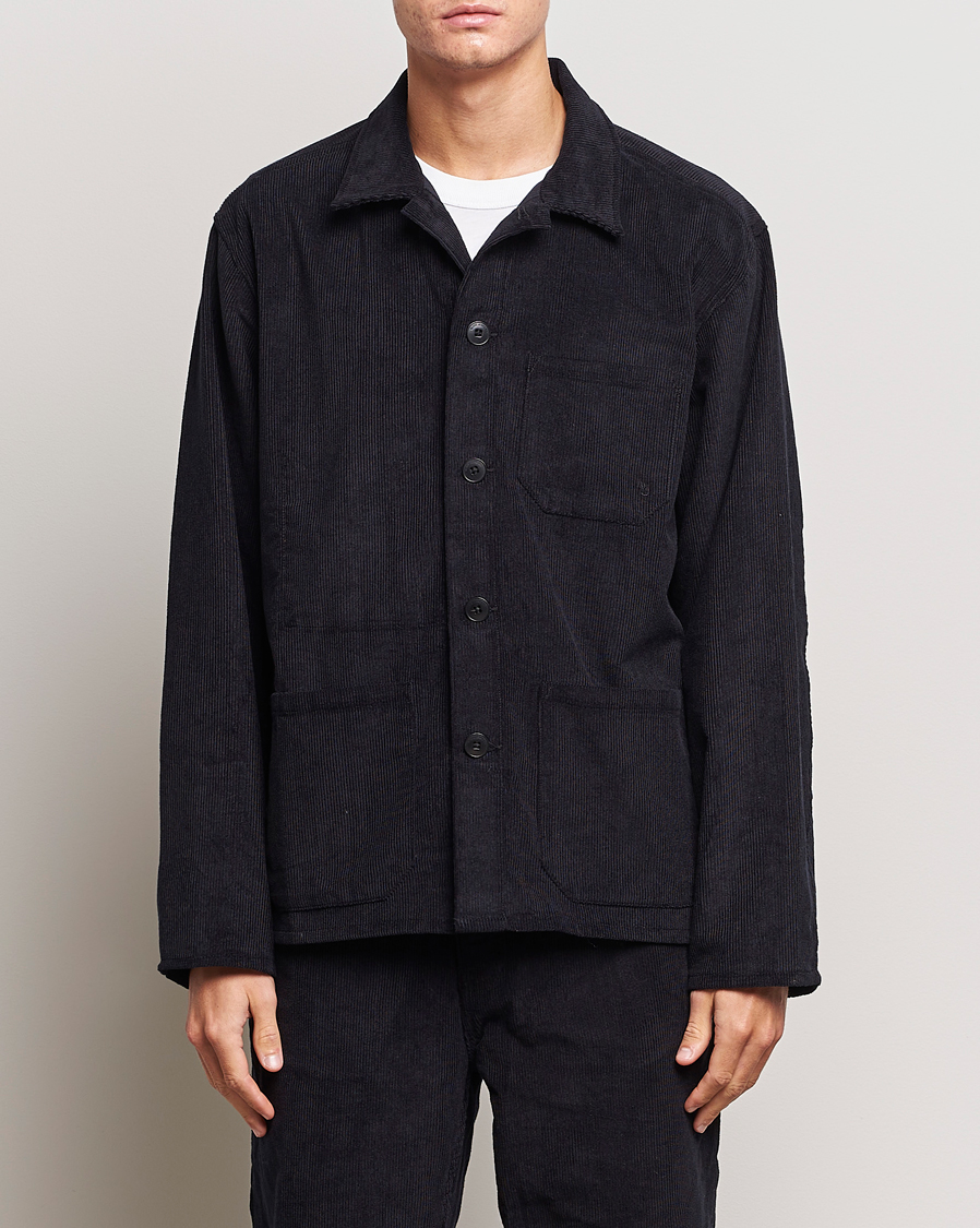 Homme | Chemises | Nudie Jeans | Buddy Corduroy Overshirt Navy