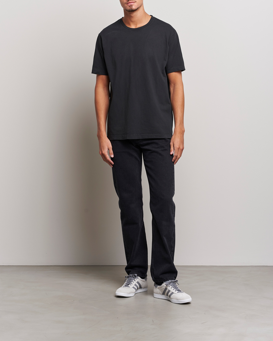 Homme | T-shirts | Nudie Jeans | Uno Everyday Crew Neck T-Shirt Black