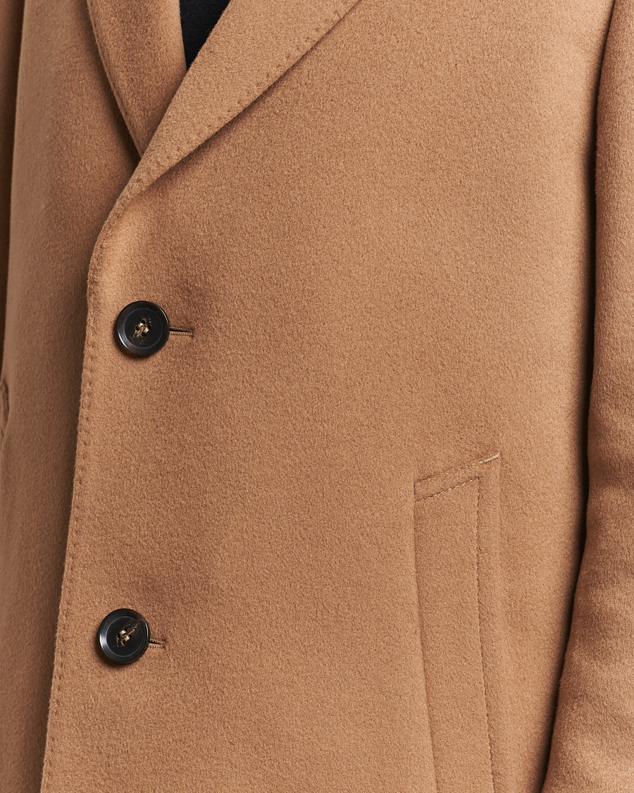Heren | Jassen | Oscar Jacobson | Shaw Wool/Cashmere Coat Camel