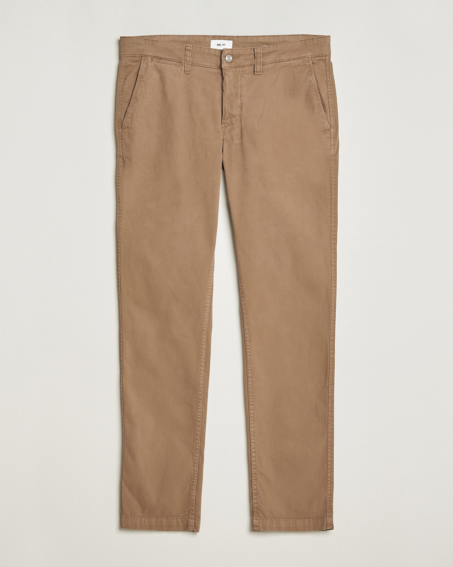 Homme | Pantalons | NN07 | Marco Slim Fit Stretch Chinos Shitake