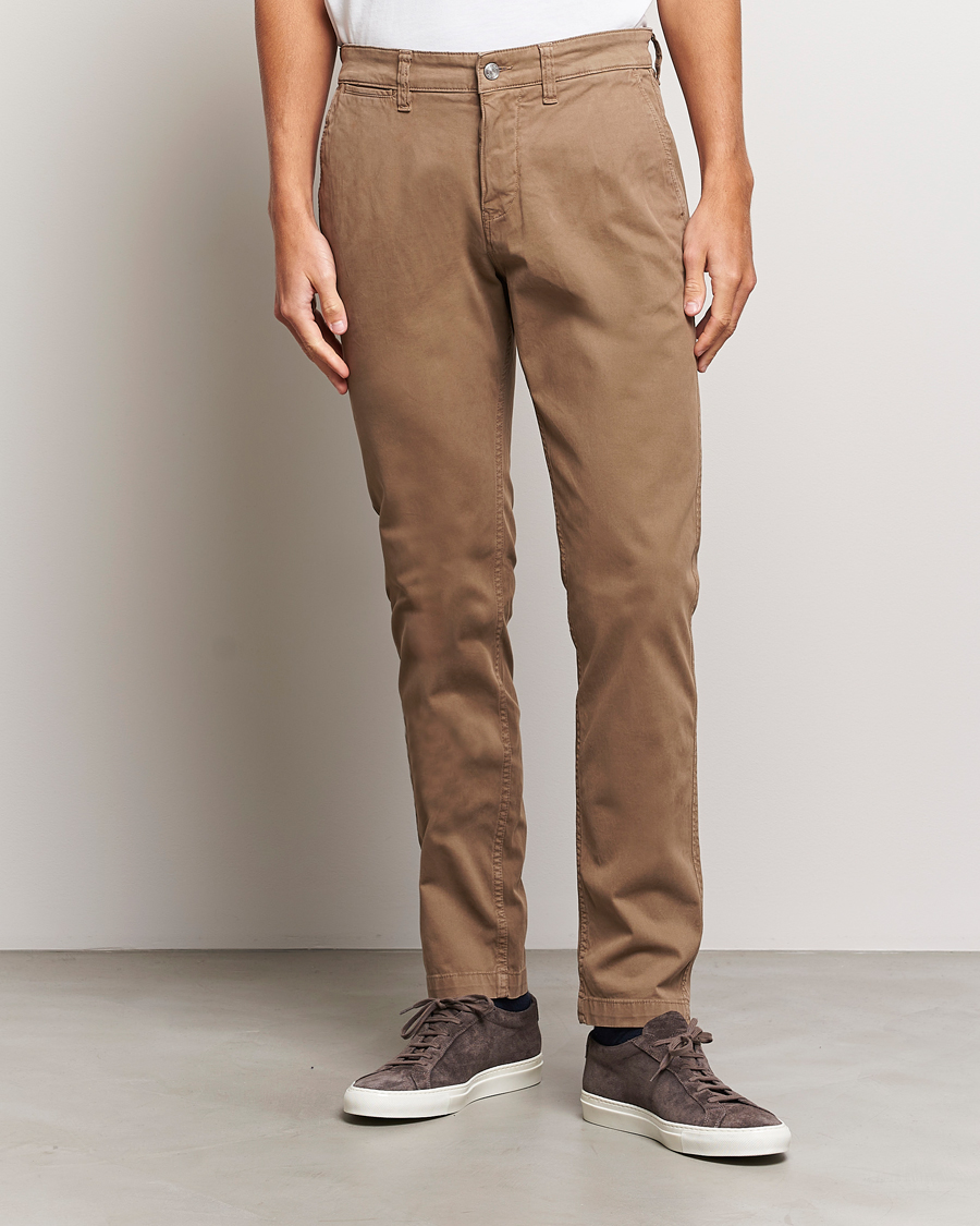 Homme | Pantalons | NN07 | Marco Slim Fit Stretch Chinos Shitake