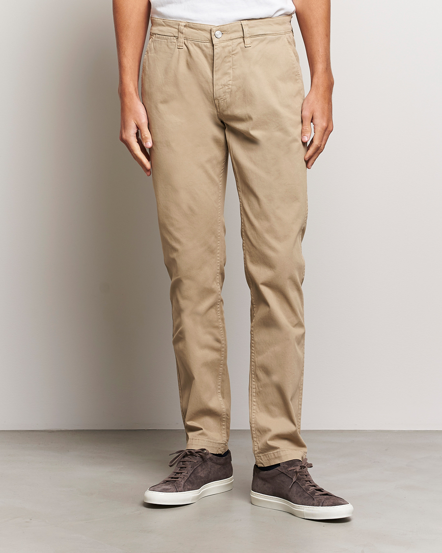 Homme | Pantalons | NN07 | Marco Slim Fit Stretch Chinos Khaki