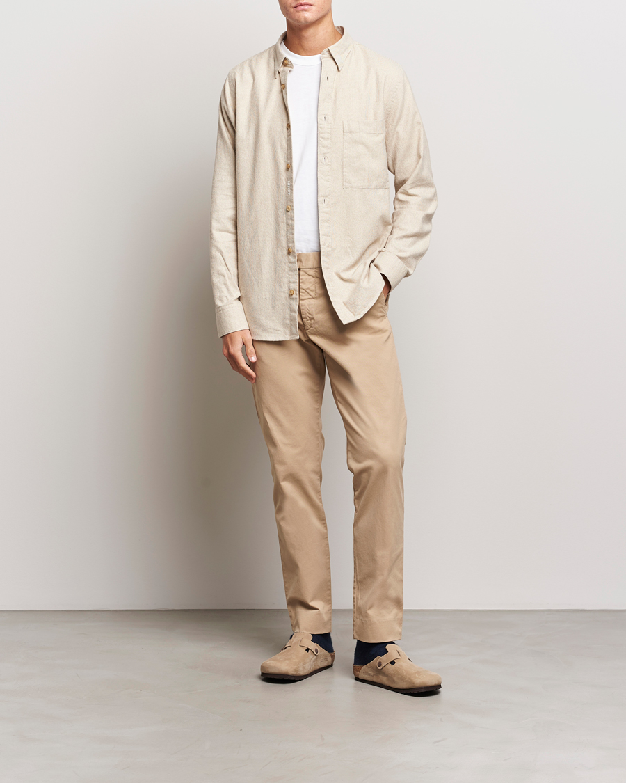 Homme | Pantalons | NN07 | Wilhelm Regular Fit Stretch Chinos Khaki