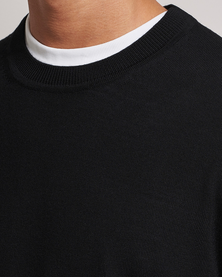 Heren | Truien | NN07 | Ted Merino Crew Neck Pullover Black