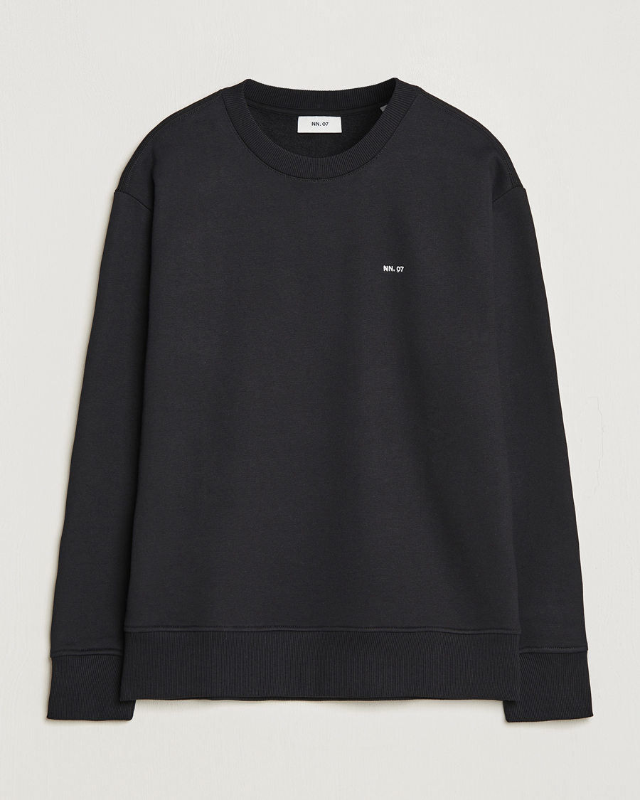 Homme | Pulls Et Tricots | NN07 | Briggs Logo Crew Neck Sweatshirt Black