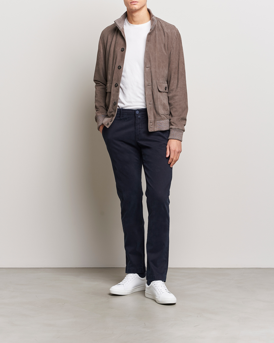 Heren | Broeken | Jacob Cohën | Bobby Cotton Chinos Navy