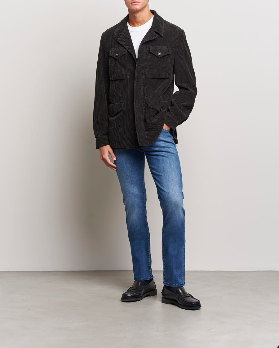 Homme | Jeans | Jacob Cohën | Nick Slim Fit Stretch Jeans Blue