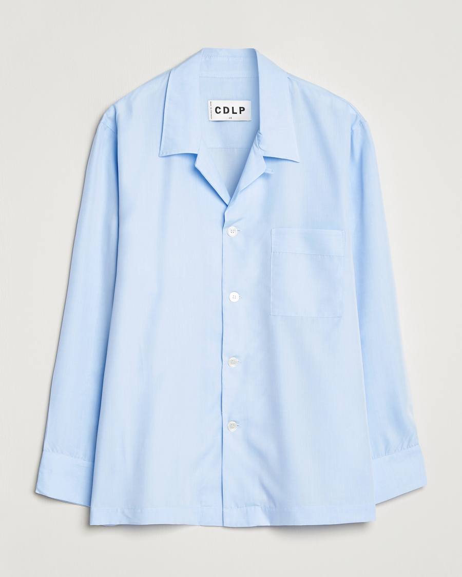 Homme | Peignoirs Et Pyjamas | CDLP | Long Sleeve Pyjama Shirt Sky Blue