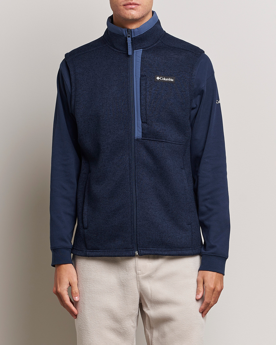 Homme | Pulls Et Tricots | Columbia | Sweater Weather Fleece Vest Navy Heather