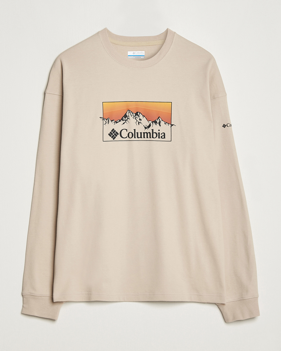 Homme | T-shirts | Columbia | Duxbery Relaxed Long Sleeve T-Shirt Ancient Fossil