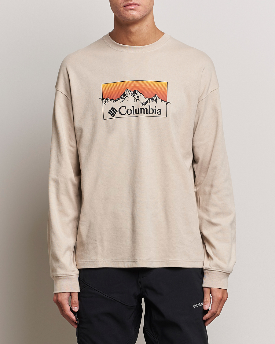 Homme | T-shirts | Columbia | Duxbery Relaxed Long Sleeve T-Shirt Ancient Fossil