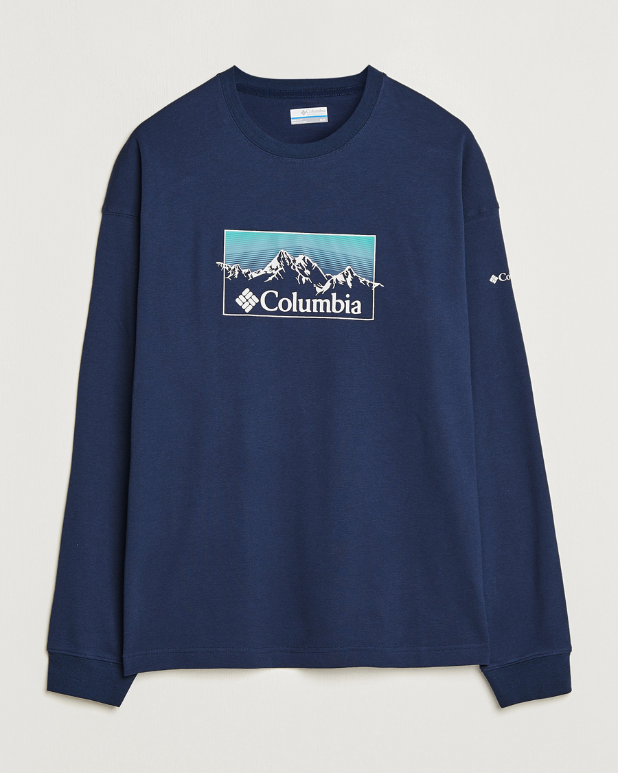 Homme | T-shirts | Columbia | Duxbery Relaxed Long Sleeve T-Shirt Collegiate Navy