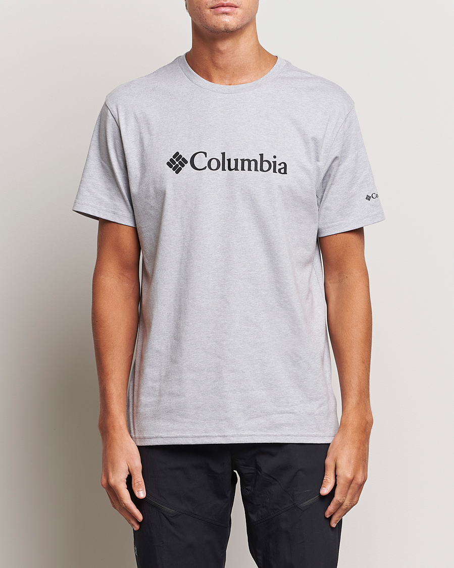 Homme | T-shirts | Columbia | Organic Cotton Basic Logo T-Shirt Grey Heather