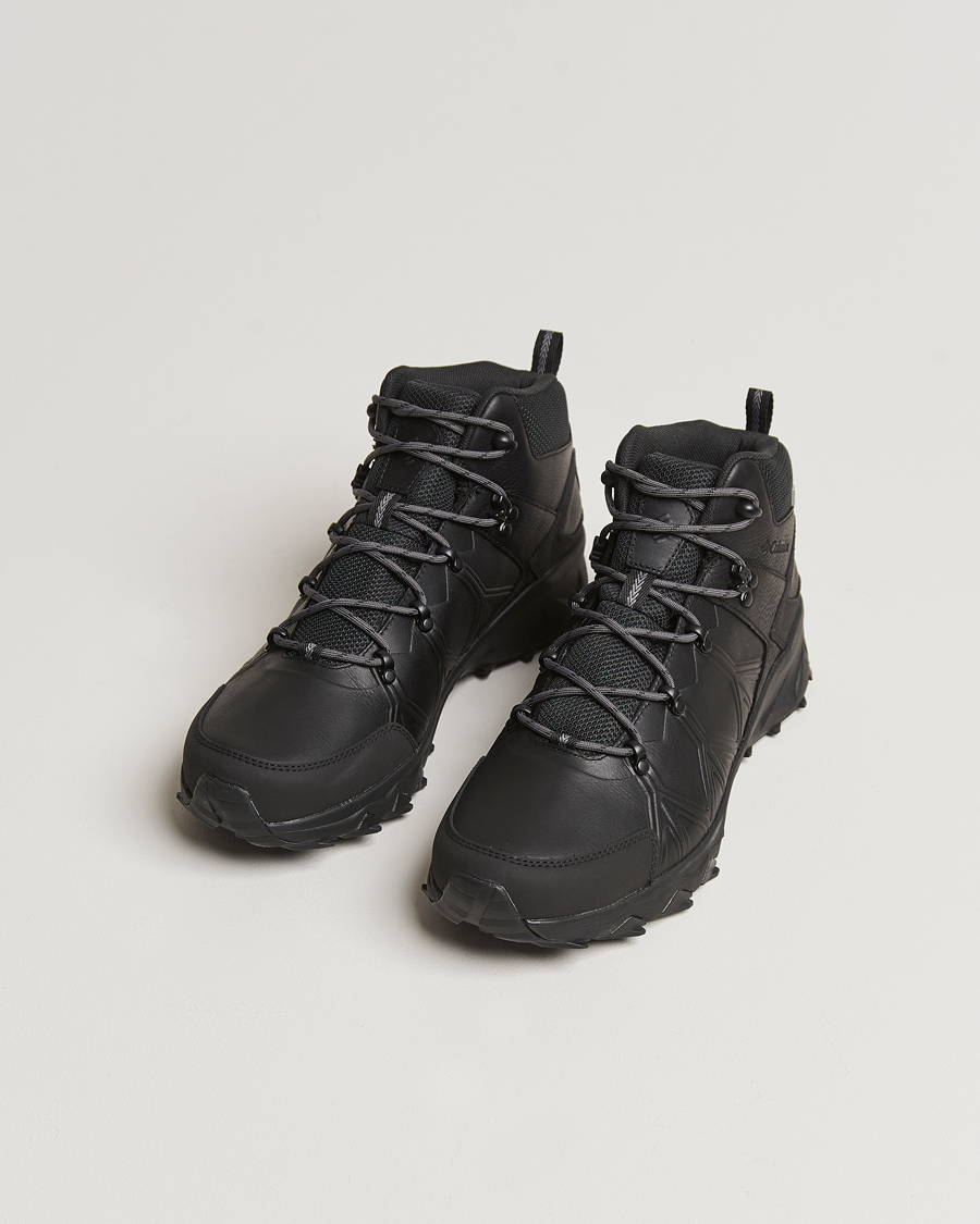 Homme | Columbia Peakfreak II Mid Outdry Leather Sneaker Black | Columbia | Peakfreak II Mid Outdry Leather Sneaker Black