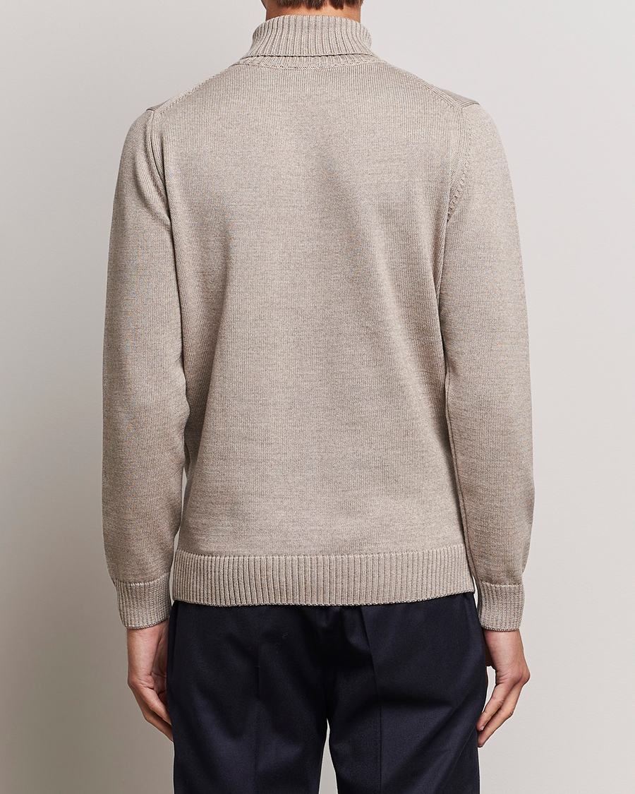 Homme | Pulls Et Tricots | Stenströms | Chunky Merino Rollneck Beige