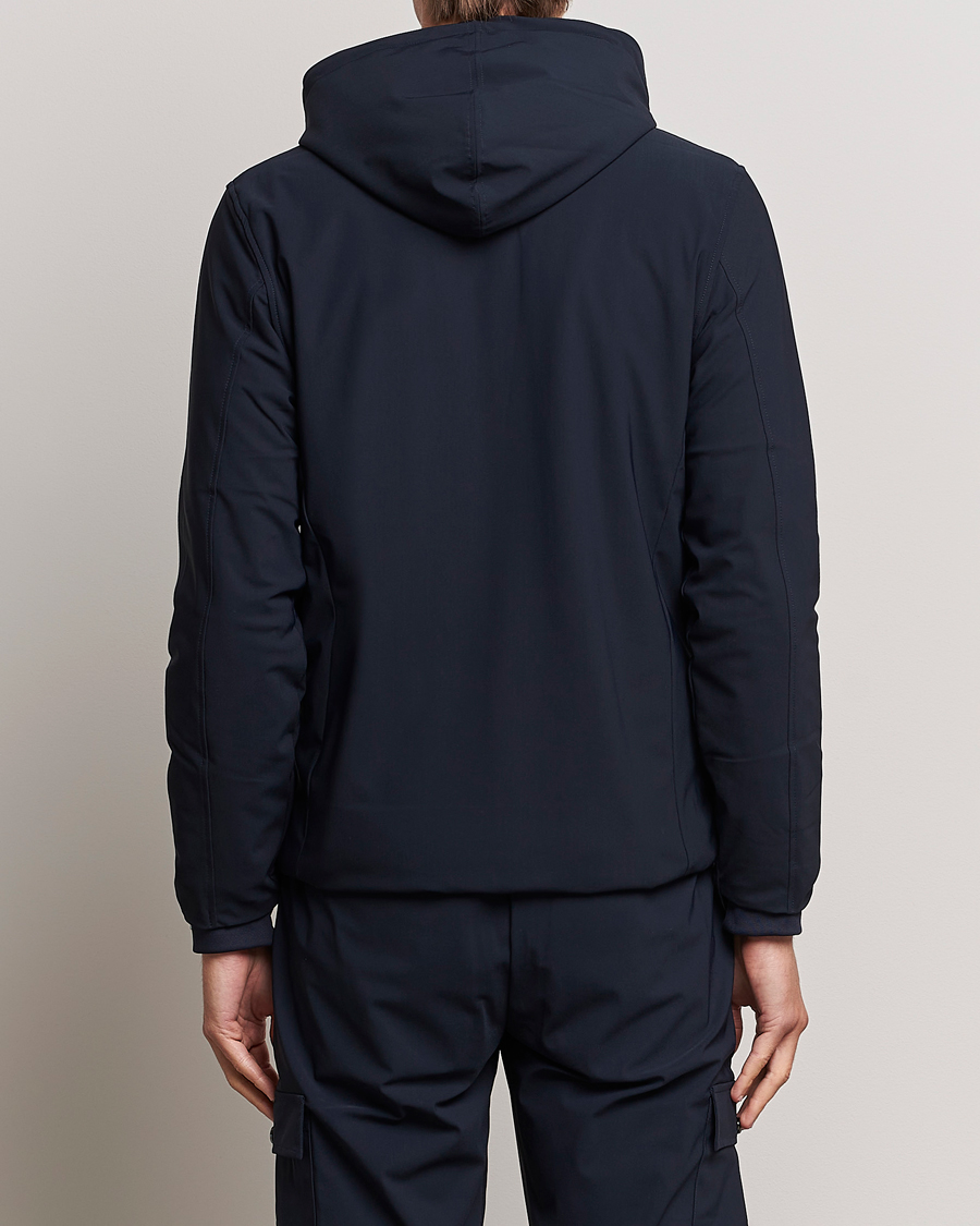 Homme | Manteaux Et Vestes | Stenströms | Active Jersey Leisure Hood Jacket Navy