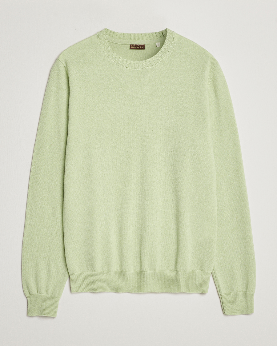 Homme | Pulls Et Tricots | Stenströms | Cashmere Crewneck Soft Green