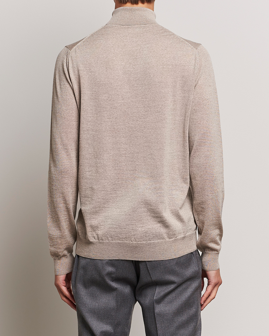 Homme | Pulls Et Tricots | Stenströms | Fine Merino Rollneck Beige